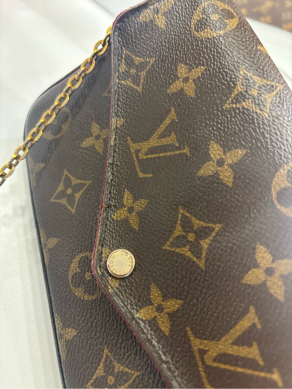 Louis Vuitton Monogram Felicie Pochette Crossbody Wallet - Picture 3 of 9